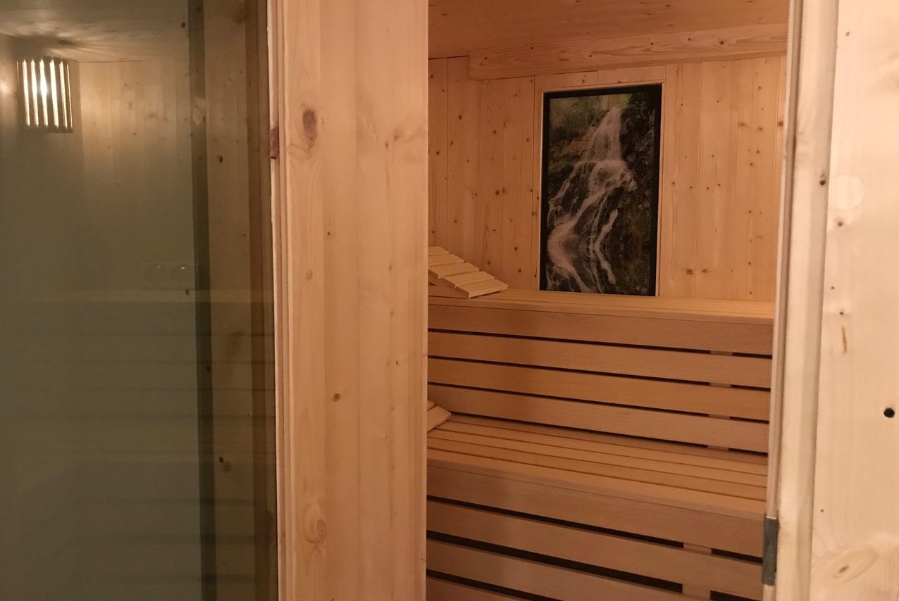 sauna 6 place à dispositions des hôtes